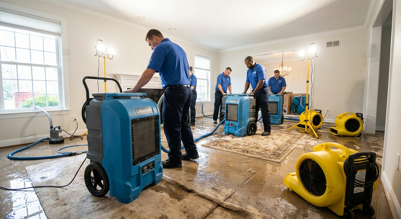 Professional water damage restoration service in Deltona, Florida